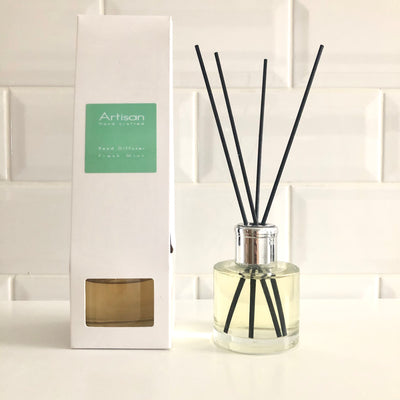 Fresh Mint Artisan Reed Diffuser - French Quarter