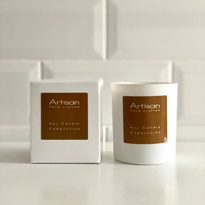 Cappuccino Artisan Soy Wax Candle - French Quarter
