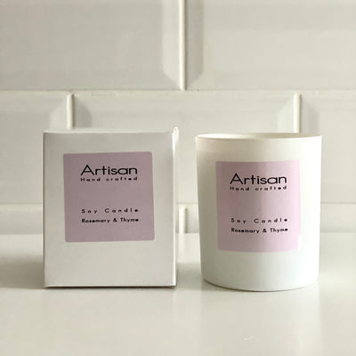Rosemary & Thyme Artisan Soy Wax Candle - French Quarter