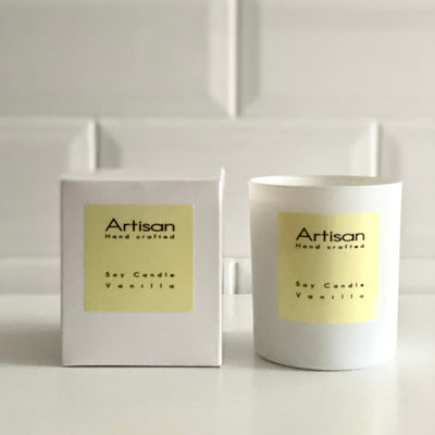 Vanilla Artisan Soy Wax Candle - French Quarter