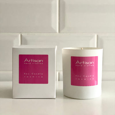 Jasmine Artisan Soy Wax Candle - French Quarter