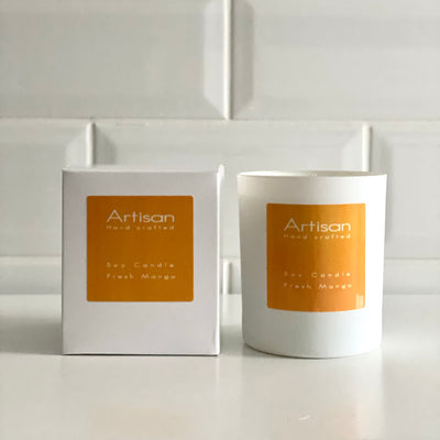 Fresh Mango Artisan Soy Wax Candle - French Quarter